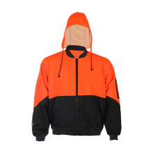 Veste à capuche de sécurité réfléchissante contrastée Couleur